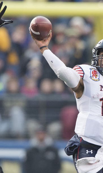 QB Reynolds leads Navy to 13th straight win over Army